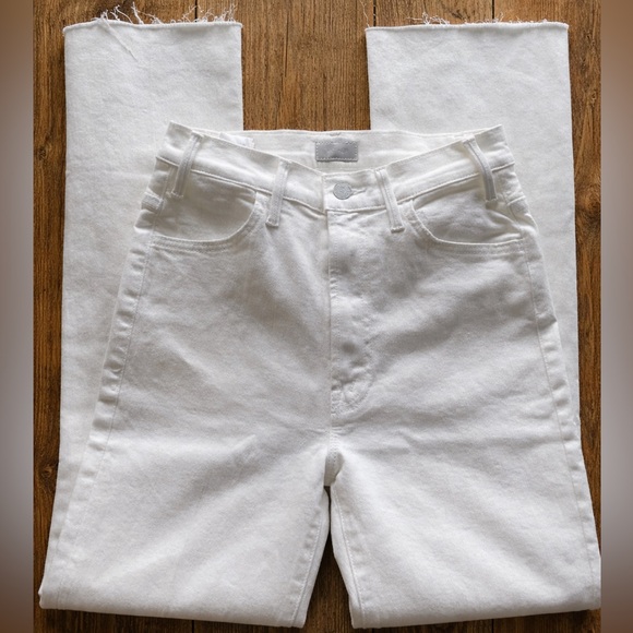 MOTHER The Hustler Ankle Fray Jeans